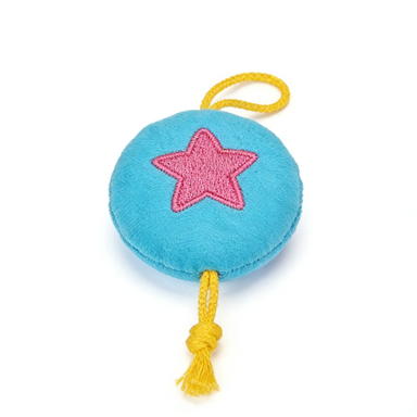 Star Embroidered Round Pet Toy