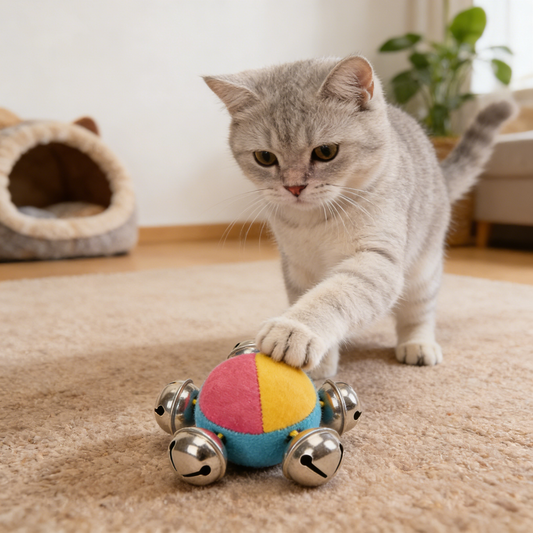 Colorful Bell Ball Pet Toy